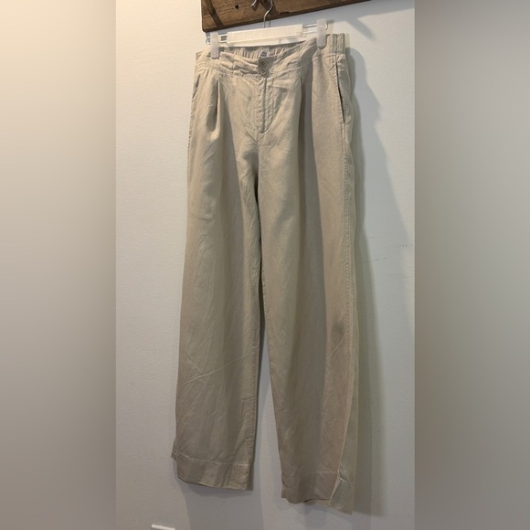 AYR 100% linen wide leg pant size M - Picture 7 of 7